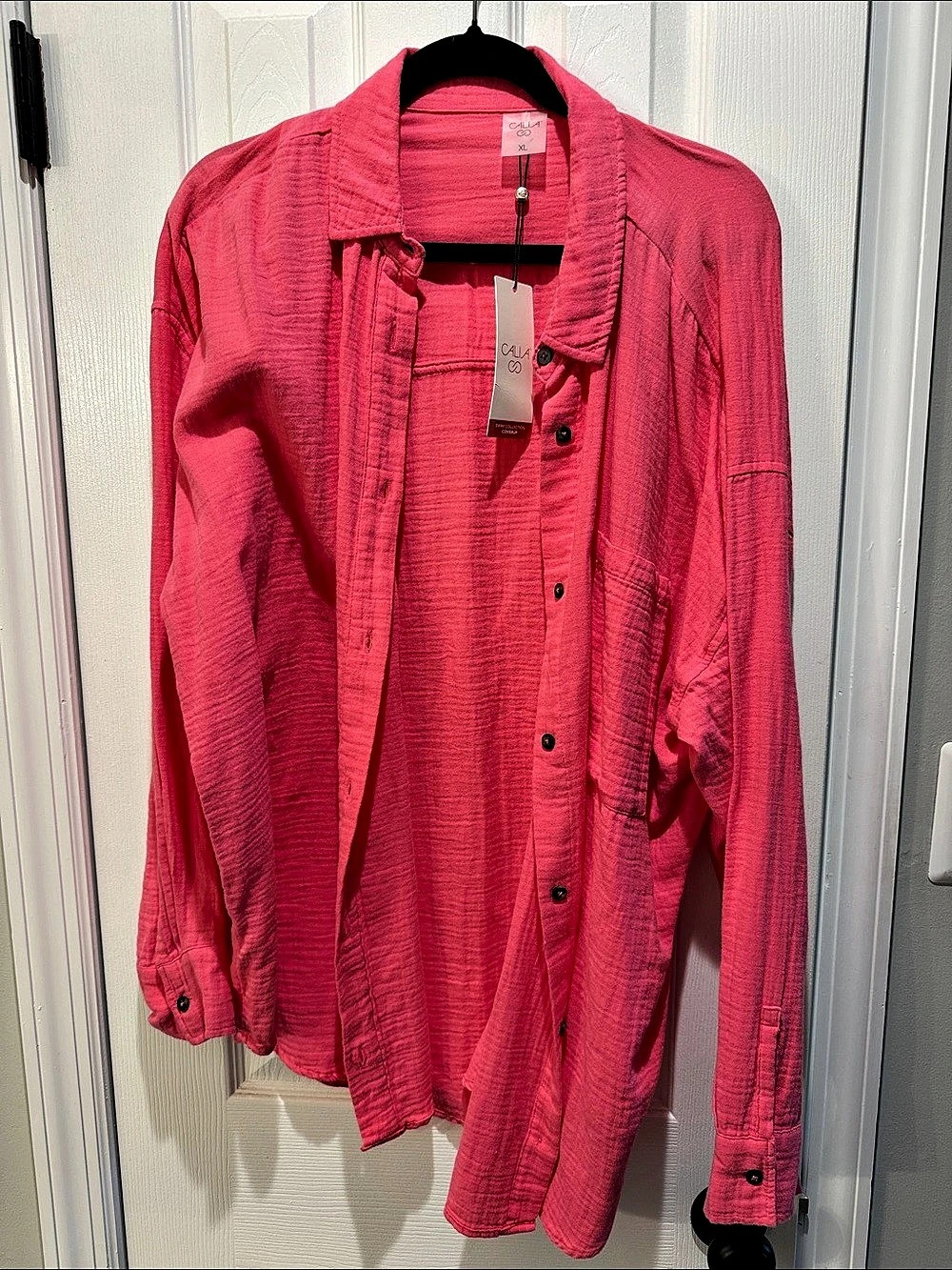 Pink Button Down Shirt NWT